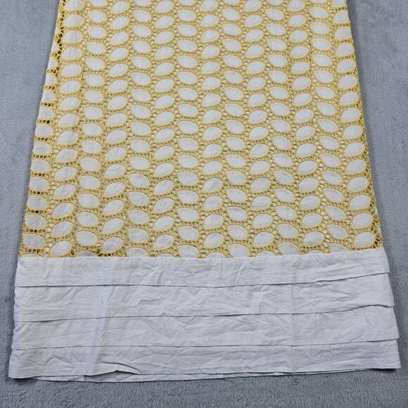 Theodora Sundress Womens XS Handmade Claudia Yellow Quiet Lux Made in Italy - Picture 3 of 14